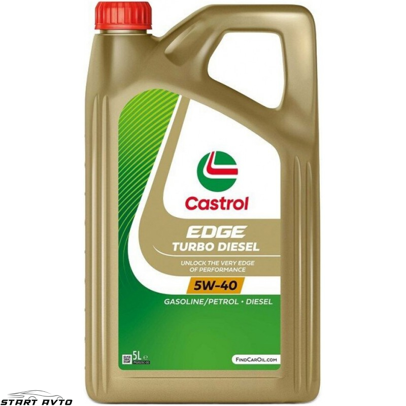 МАСЛО CASTROL EDGE Turbo Diesel 5W-40 - 5 ЛИТРА