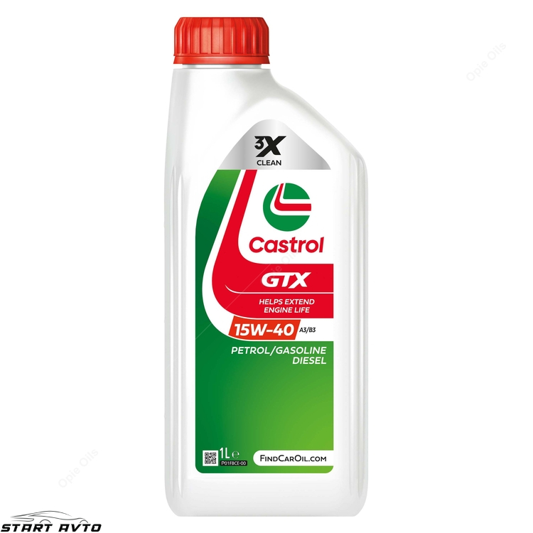 МАСЛО CASTROL GTX 15W-40 - 1 ЛИТЪР