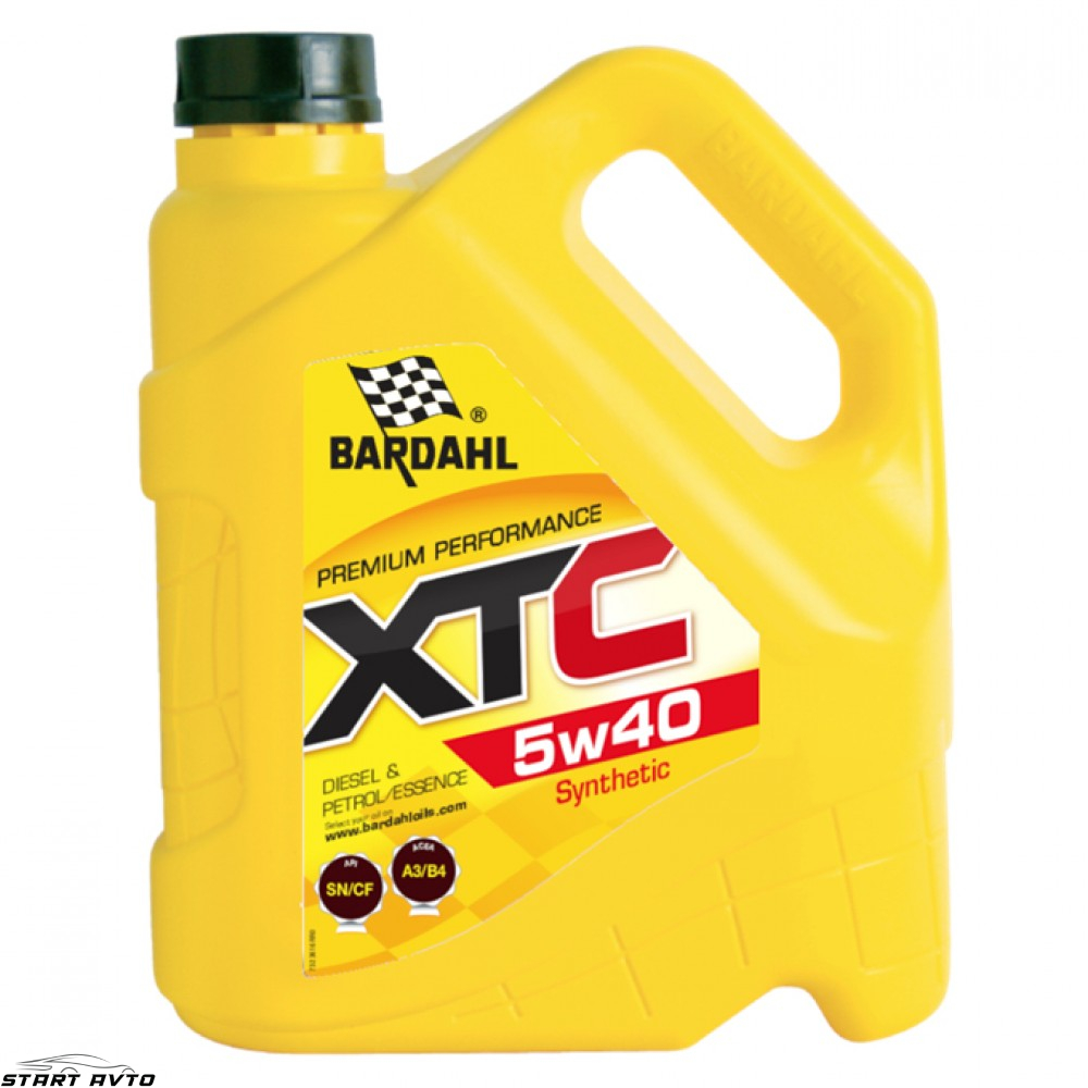 МАСЛО BARDAHL XTC 5W40 - 4 ЛИТРА