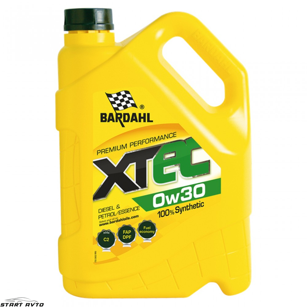 МАСЛО BARDAHL XTEC 0W30 - 5 ЛИТРА