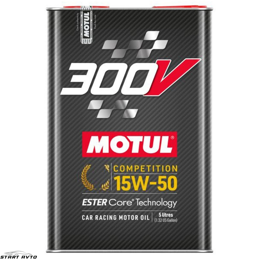 МАСЛО MOTUL 300V Competition 15W-50 - 5 ЛИТРА