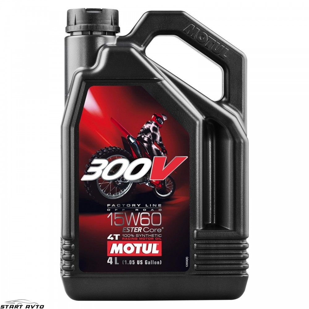 МАСЛО MOTUL 300V FL Off Road 4T 15W-60 - 4 ЛИТРА