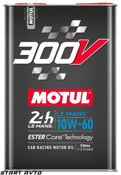 МАСЛО MOTUL 300V Le Mans 10W-60 - 5 ЛИТРА
