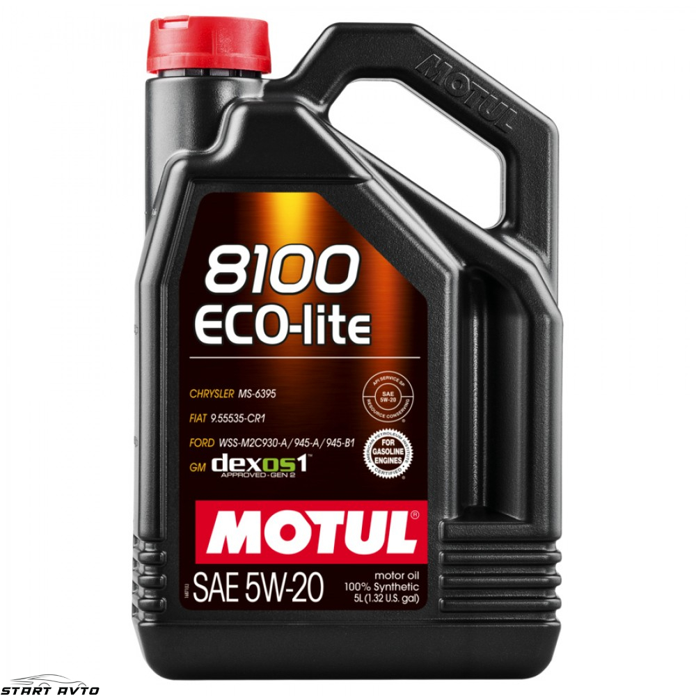 МАСЛО MOTUL 8100 ECO-lite 5W-20 - 5 ЛИТРА