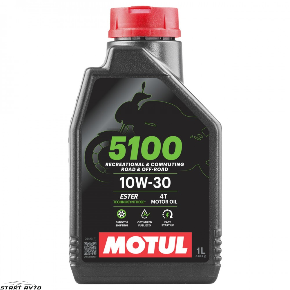 МАСЛО MOTUL 5100 10W-30 4T - 1 ЛИТЪР