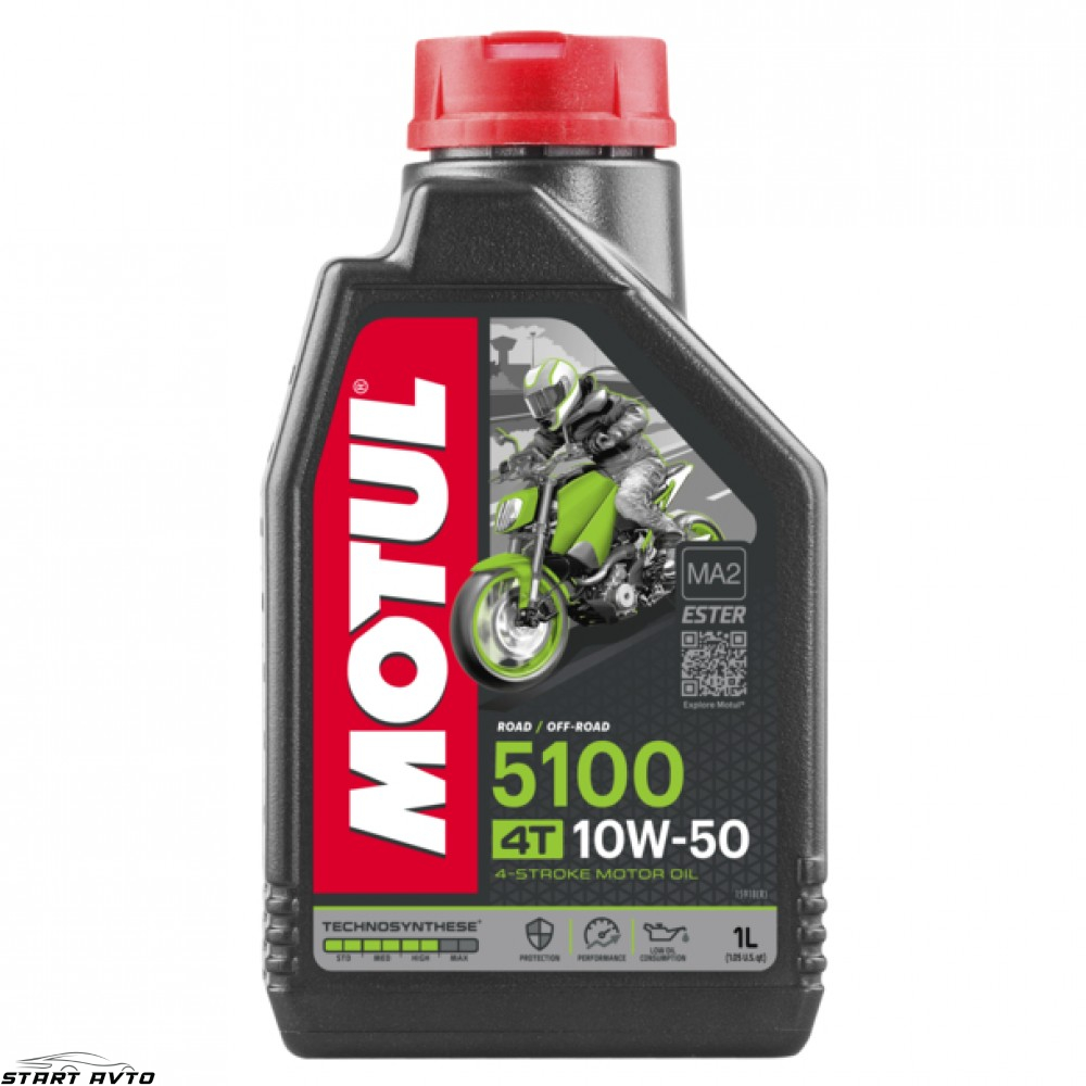 МАСЛО MOTUL 5100 10W-50 4T - 1 ЛИТЪР