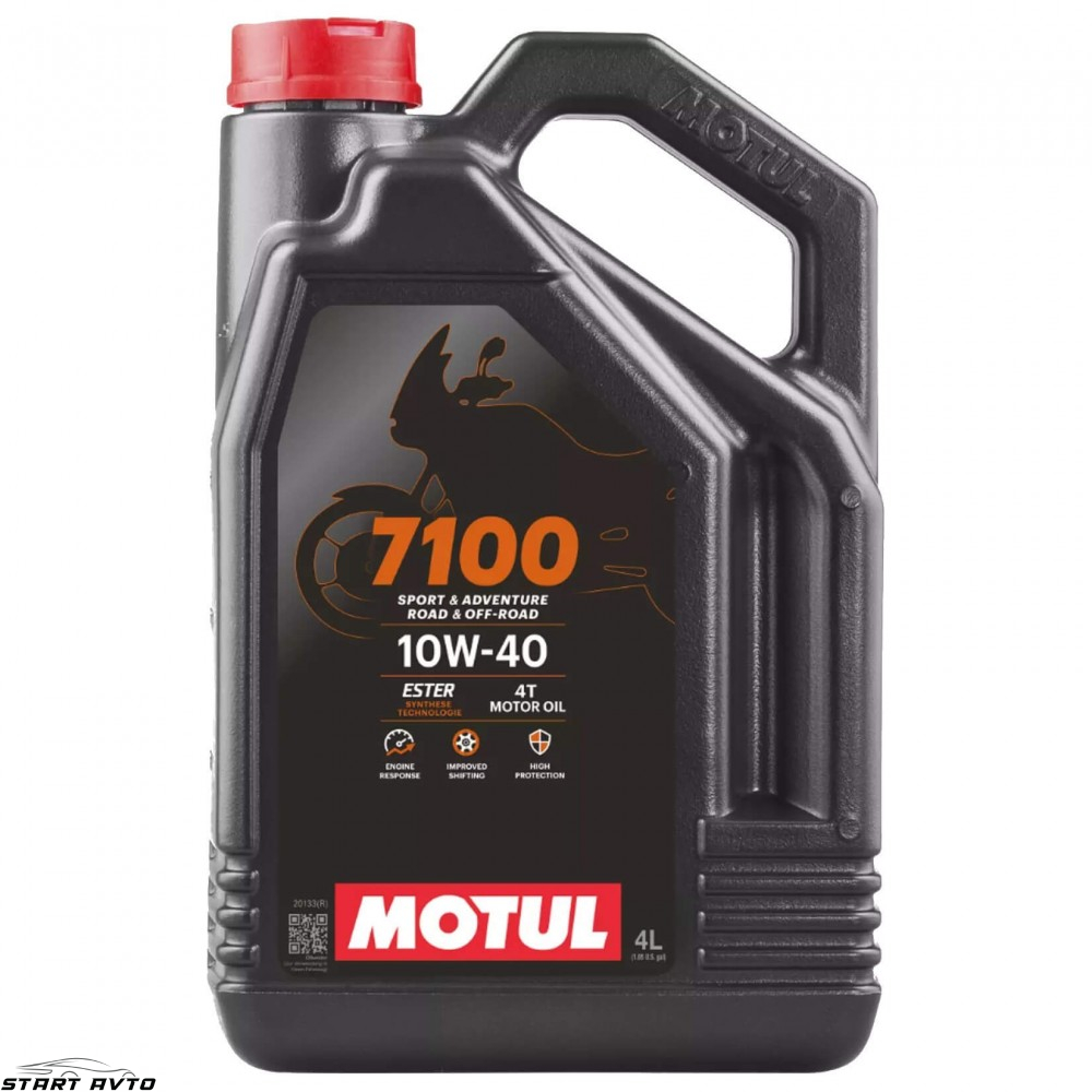 МАСЛО MOTUL 7100 10W-40 4T - 4 ЛИТРА