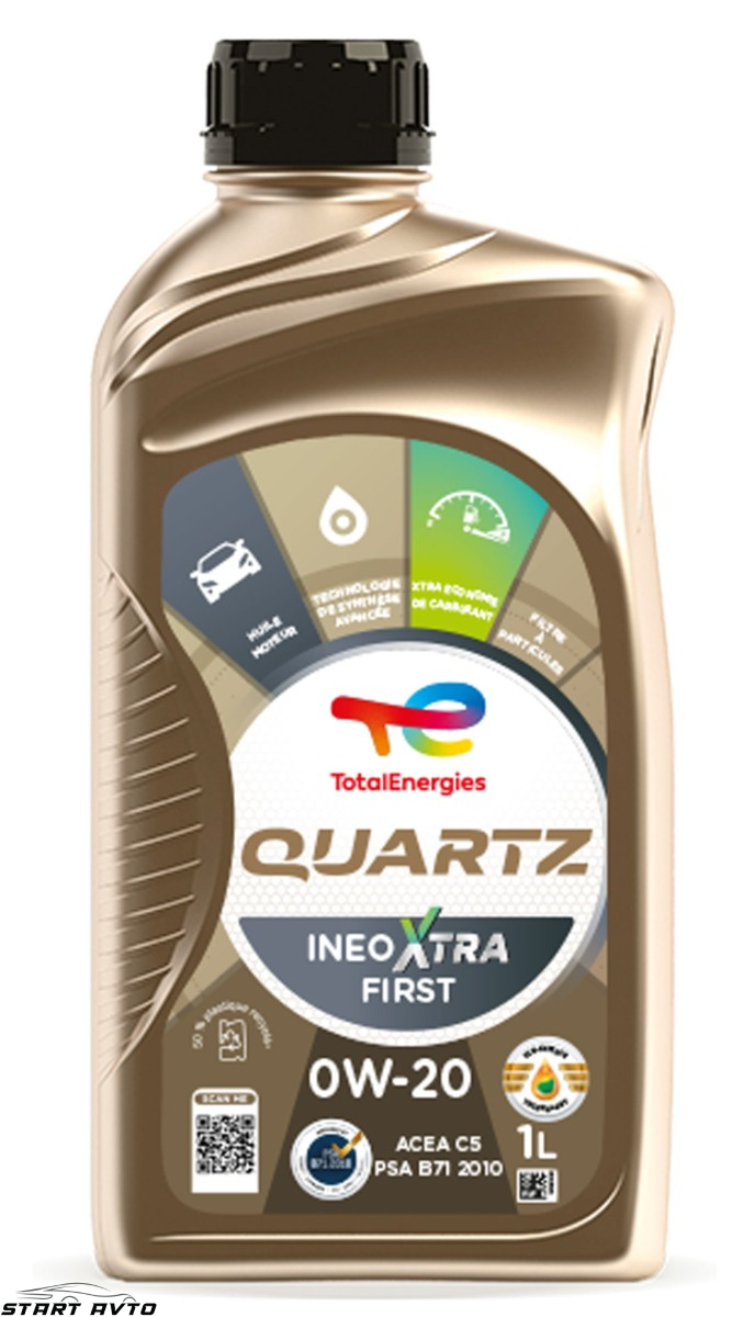МАСЛО Total Quartz INEO Xtra FIRST 0W-20 - 1 ЛИТЪР