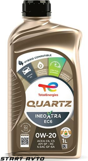 МАСЛО Total Quartz INEO Xtra EC6 0W-20 - 1 ЛИТЪР