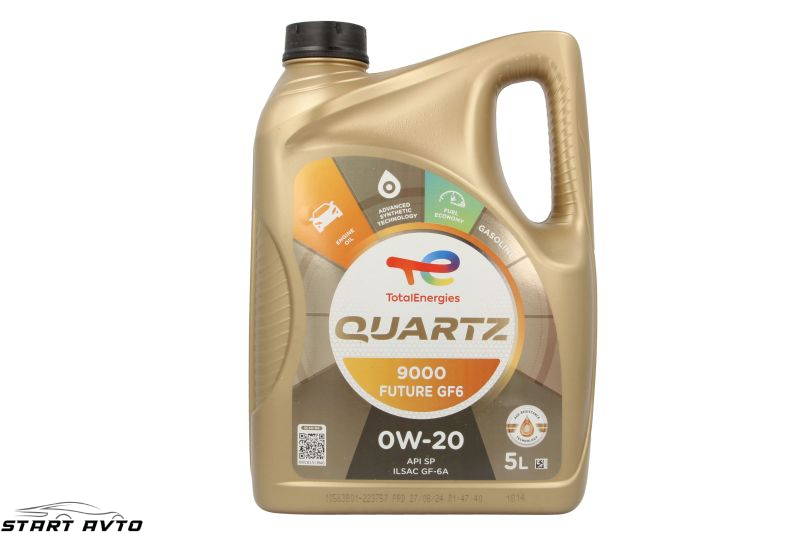 МАСЛО Total Quartz 9000 FUTURE GF6 0W-20 - 5 ЛИТРА