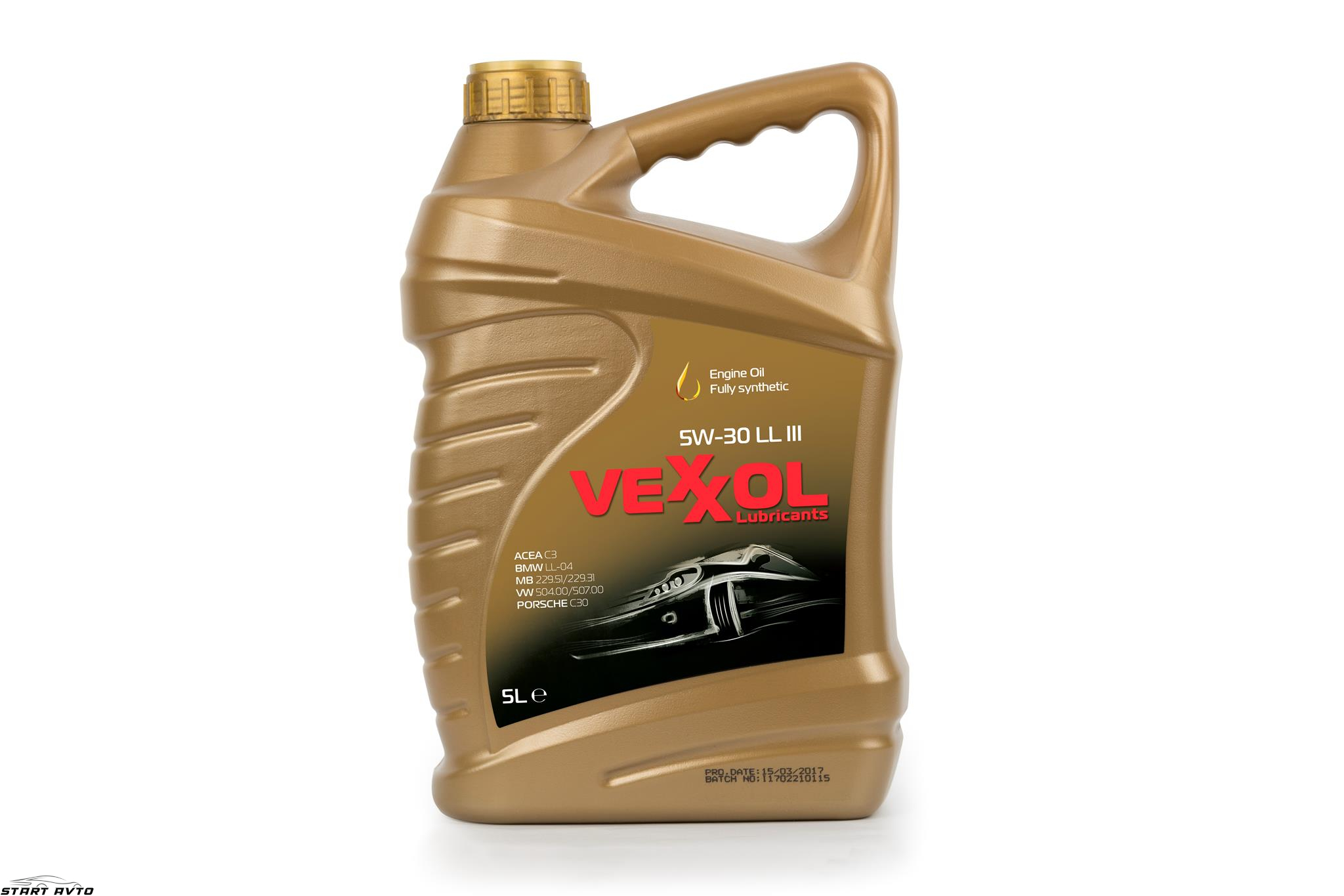 МАСЛО VEXXOL 5W30 LL III - 5 ЛИТРА