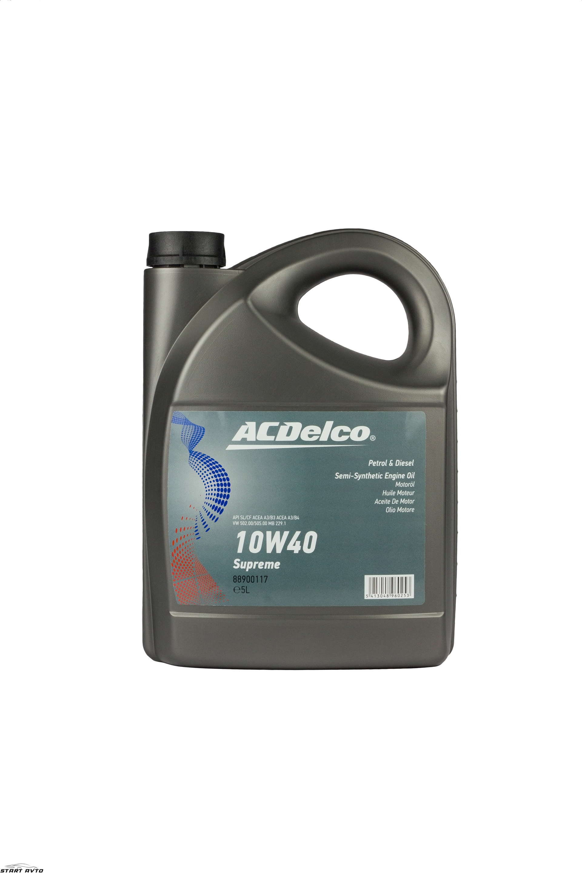 МАСЛО AC DELCO SUPREME 10W40 - 5 ЛИТРА
