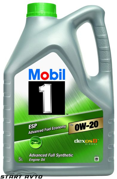 МАСЛО MOBIL 1 ESP 0W20 - 5 ЛИТЪР