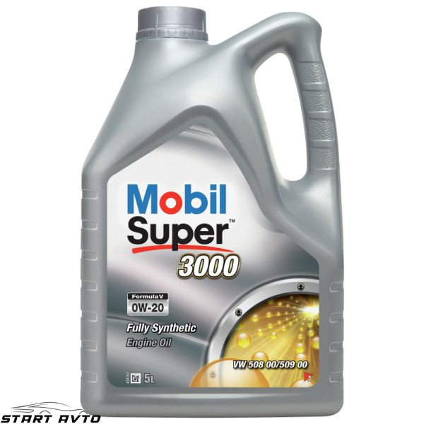 МАСЛО MOBIL SUPER 3000 FORMULA V 0W20 - 5 ЛИТРА