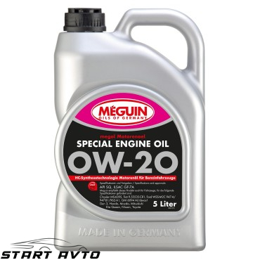 МАСЛО MEGUIN Special Engine Oil  0W-20 - 5 ЛИТРА