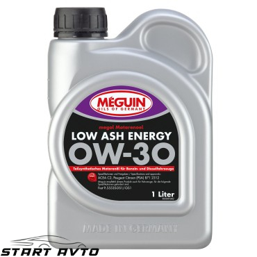 МАСЛО MEGUIN Low Ash Energy 0W-30 - 1 ЛИТЪР