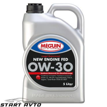 МАСЛО MEGUIN New Engine FED 0W-30 - 5 ЛИТРА
