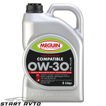 МАСЛО MEGUIN Compatible 0W-30 FE Plus - 5 ЛИТРА