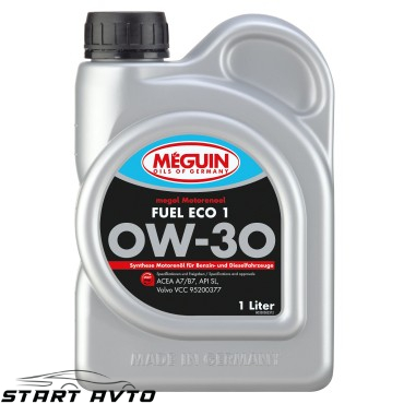 МАСЛО MEGUIN Fuel Eco 1 0W-30 - 1 ЛИТЪР